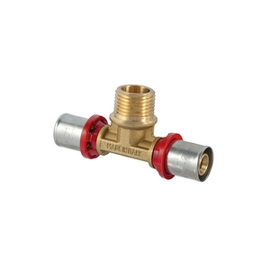 Raccordo a pressione maschio 1 1/4 X 40 per tubi multistrato, componenti per sistemi HVAC - Product Image 1