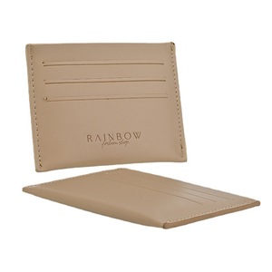 Cartera con múltiples ranuras para tarjetas para mujer, diseño minimalista beige, uso diario - Product Image 4