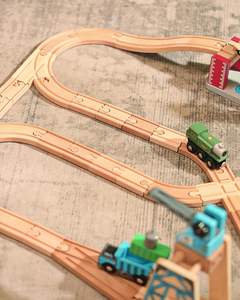 Treno in legno binario espansione <span class=keywords><strong>Thomas</strong></span> sistema ferroviario in legno binari in legno per i bambini - Product Image 3