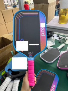 Proton Series Drei-Projekt-Flamingo Hoch dichter Leistungs schaum Polypropylen Honeycomb T700 Kohlefaser-<span class=keywords><strong>Pickleball</strong></span>-Paddel - Product Image 6