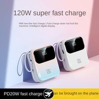 Banque d'alimentation en gros 10000mAh 20000mAh 22.5W PD Charge rapide Affichage LED Double USB Type-C Câble d'éclairage