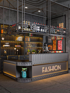 Comptoir de bar moderne en métal, <span class=keywords><strong>caisse</strong></span> enregistreuse, billard, café, salle de sport, barbecue rétro, réception <span class=keywords><strong>américaine</strong></span> - Product Image 6
