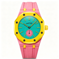 Montres de luxe pour hommes à prix de gros d'usine, automatiques, mécaniques, boîtier en céramique, réserve de marche, haute qualité, couleurs variées