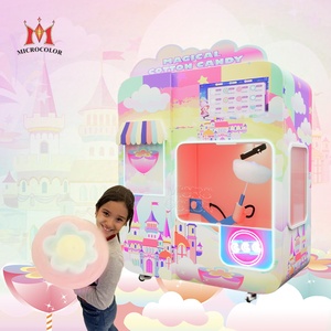 Distributeur automatique de barbe à papa commercial entièrement automatique personnalisé machine à barbe à papa libre-service machine à fil de fée - Product Image 2