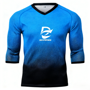 Maillot de Ciclismo MTB Personalizado Premium de Secado Rápido, Diseño Creativo, Ligero, Transpirable, Estampado, Manga 3/4 - Product Image 1