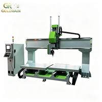Máquina de Tallado de Madera CNC Automática de 5 Ejes con Control Syntec/DSP y Husillo ATC 3D