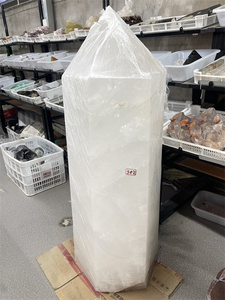 Batu Kristal Alami Ukuran Besar untuk Penyembuhan, Batu Semi Mulia, Tongkat Batu Kuarsa Mawar Besar untuk Dekorasi Rumah - Product Image 4