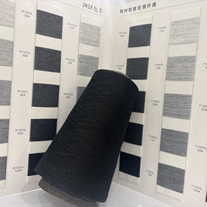 Benang Polyester Vortex <span class=keywords><strong>Spun</strong></span> MVS NE 30/1 <span class=keywords><strong>100</strong></span>% Hitam untuk Rajutan dan Tenun - Product Image 4