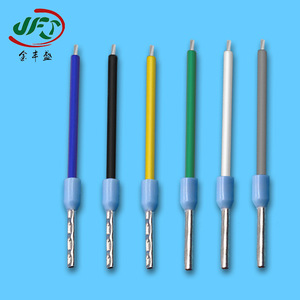 PVC Soft Cold Press E Type Copper Pipe Terminal Wire LT02508 Fire Retardant Power Supply Application - Product Image 1