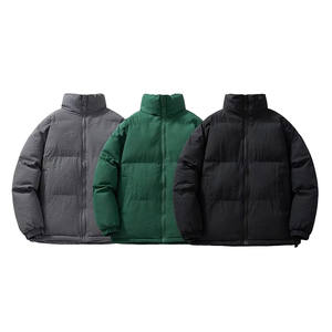 Chaqueta de Invierno Gruesa para Hombre, Estilo Safari, con Capucha, Cuello Alto, Resistente al Viento, Impermeable, Transpirable, Tejido de Poliéster/Nailon - Product Image 1