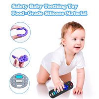 Jouets de dentition en forme de contrôle Télécommande en silicone pour bébé