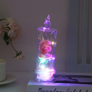 Bougie électronique LED pour la Saint-Valentin Atmosphère créative Bougie lumineuse Veilleuse - Product Image 3