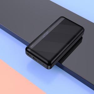 พาวเวอร์แบงค์แบบพกพา10000มิลลิแอมป์แบตสำรอง USB-A คู่โลโก้ตามสั่ง - Product Image 3