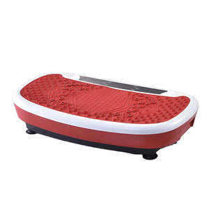 Machine d'exercice de plaque de vibration plate-forme de forme physique de vibration d'entraînement de corps entier pour la perte de poids à domicile bandes de résistance de boucle à distance - Product Image 1