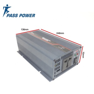Nouveau modèle 12V 24V 48V vers AC 110V 220V 230V 600W Onduleur à onde sinusoïdale pure monophasé pour soudage Passpower CE RoHS Garantie 2 ans - Product Image 2