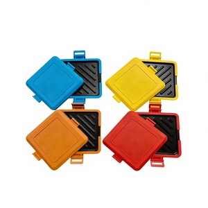 Machine à <span class=keywords><strong>sandwich</strong></span> multifonction transfrontalière 1000W+ et plaque de cuisson pour grill domestique, pour 2-3 tranches de <span class=keywords><strong>pain</strong></span>, barbecue et friture d'œufs - Product Image 1