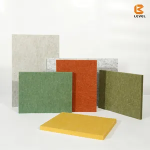 TOP Selling Modern Decorative 100% Polyester Soundproofing Acoustic Panel 600mm*600mm*9mm/12mm Acoustic Board