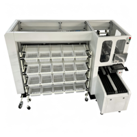 Séparateur de paquets automatique frontal pour entrepôt, trieuse robotisée à double canal pour la distribution de petits colis express