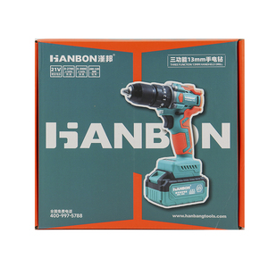 Portable Lithium Battery Power Cordless Impact <b>Drill</b> Multifunction <b>Hand</b> Industrial Screwdriver Set 140809 Industrial-grade Heavy - Product Image 6