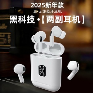 A100 Wireless <b>Bluetooth</b> Earphones In-Ear Semi-InEar Sports Noise Cancelling Led Display Type C Charging - Product Image 4