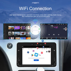 Autoradio Android Podofo 6,2 pouces 2+64G 8 cœurs GPS WIFI 4G BT FM AM RDS DSP USB IPS Carplay Android Auto pour ancienne <span class=keywords><strong>ALFA</strong></span> <span class=keywords><strong>ROMEO</strong></span> - Product Image 3