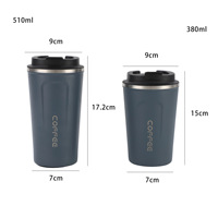 Mug isotherme à double paroi en acier inoxydable 304, design moderne et minimaliste, isolation thermique de 6 à 12 heures, idéal pour l'extérieur, personnalisable avec logo