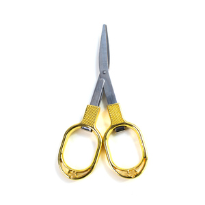 Tijeras de Pesca Plegables en Forma de 8, Potentes, Pequeñas, para Cortar Hilo, con Mango de Metal, para Cortar Línea Principal, Grado DIY - Product Image 6