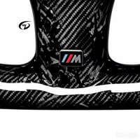 Volant en fibre de carbone véritable de haute qualité compatible avec BMW E46 M3 E39 E53 X5 Personnalisation
