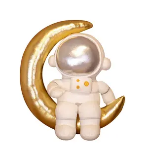 Astronaut Moon Astronaut Stuffed Toy Space Bear Pillow Doll Robot Custom Package Plush Guangdong Unisex Custom Sizes Jun Xin Toy