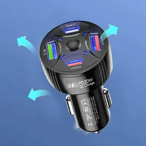 כוח מוצר חדש נייד טעינה מהירה 5w 4 יציאות 2 2 סוג USB מטען טלפון