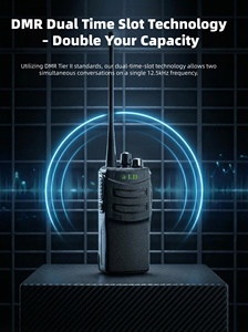 <span class=keywords><strong>Radio</strong></span> professionnelle <span class=keywords><strong>portable</strong></span> DMR 5W avec cryptage AES256 - Product Image 2