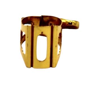 Ligature de saxophone en métal plaqué or pour saxophone <span class=keywords><strong>alto</strong></span>, accessoires d'instruments à vent de musique orientale - Product Image 4