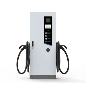 The 60kw DC charger power module adopts a fully rubber filled DC Lcd electric vehicle charging station and the electric vehicle