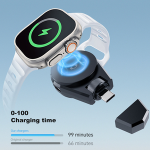 <span class=keywords><strong>Chargeur</strong></span> de voiture sans fil 2-en-1 Type-C pour <span class=keywords><strong>Apple</strong></span> Watch Series <span class=keywords><strong>11</strong></span>/SE 3 & <span class=keywords><strong>Pro</strong></span> 3 (5W) – <span class=keywords><strong>Chargeur</strong></span> de voyage compact - Product Image 1