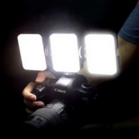 Mini Lampe de Remplissage Portable et Résistante en ABS pour Téléphones, Ordinateurs Portables et Photographie, Couleurs Réglables