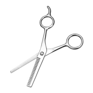 Thinning Shears Stainless Steel Single Tooth Short Handle Hair Cutting Scissors For Bangs Professional Hairdressing Tools - Product Image 2