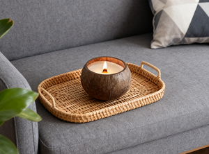 Perfume Natural Familiar de Cera de Coco para Ramadán, No Tóxico, Ecológico, Etiqueta Privada, Elegante, Hecho a Mano con Cáscara de Coco - Product Image 4