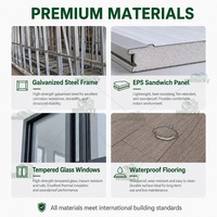Villa modulaire extensible WELLUCKY pour projets de maisons de vacances - Maison préfabriquée contemporaine avec toutes les commodités résidentielles