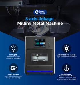 Nha khoa formx 5 trục phay đơn vị <span class=keywords><strong>Siemens</strong></span> điều khiển đĩa Titan phay ướt máy in nha khoa nhiệm vụ nặng dọc <span class=keywords><strong>CNC</strong></span> phay - Product Image 2