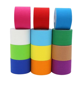 ピンクKt <span class=keywords><strong>Tape</strong></span> Kinesiology 5cm、カスタマイズされたスポーツテープロゴ、2.5cmアスレチックテープカスタムロゴ - Product Image 5