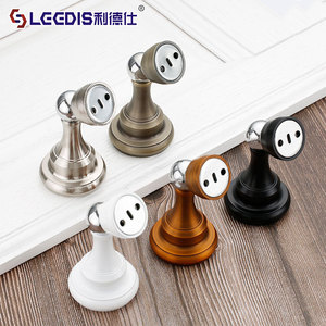Lcedis Magnetic Door Catcher Zinc Alloy Stainless Steel Minimalist Design For Furniture Hardware Solid Wood Door Stopper - Product Image 1