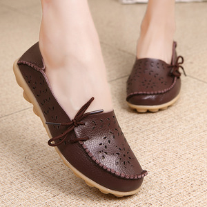 Luxury Candy Color Footwear High Quality <b>Women</b> <b>Moccasin</b> Loafers Pu Leather Flats Casual Ladies Slip on Mother Shoes <b>slippers</b> - Product Image 4