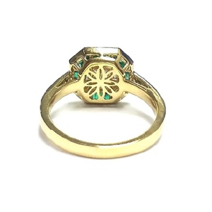 Offre Spéciale produits Massif véritable 18k bague en or jaune or laboratoire créé diamant bague solide or véritable bague en diamant - Product Image 3