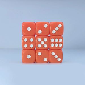 Dado estándar D6 de 16 mm de un solo color para juegos de rol, accesorios para juegos de piezas, precio económico de fábrica - Product Image 3