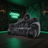 Canapé Gorille King Kong de Salon en Tissu Créatif, Mobilier de Maison au Design Innovant, Canapé-Lit Monstre Gorille