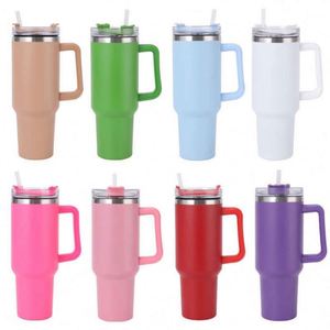 Stainless Steel Tumbler <b>Straw</b> Double Wall Vacuum Insulated Eco-Friendly Leak-Proof Spill Proof Travel Mug 6-12 Hours Thermal for - Product Image 1
