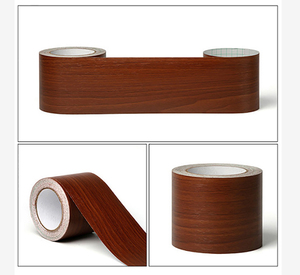 Color madera PVC impermeable a prueba de humedad pegatina de pared decoración de fondo pegatina para puerta de armario sala de estar - Product Image 3