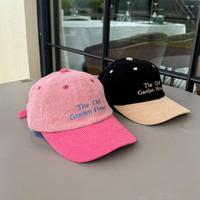 Gorra de Papá Personalizada al por Mayor con Logotipo, 6 Paneles, 100% Algodón, Pana, Unisex, Ajustable, Corte Relajado, Bordado 3D, Hebilla Metálica, Gorro de Invierno