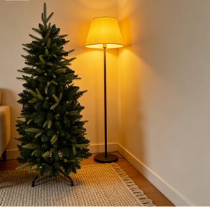 OurWarm Sapin de Noël Artificiel Pliable en PVC/PE de Haute Qualité, 2M (7,5 pi), Montage Rapide, Décoration pour Fêtes à Domicile et Nouvel An - Product Image 1