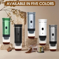 Machine à café expresso portable 3-en-1 mini électrique intelligente USB italienne la plus vendue pour voyage et capsules